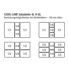 NordCap Cool-Line Saladette SL 9 GL, 2 image
